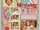 Scrapbook Ideas for Birthday Girl 262 Best Scrapbook Birthday Layouts Images On Pinterest