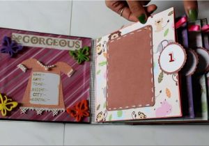 Scrapbook Ideas for Birthday Girl Baby Girl Birthday Scrapbook by Neet 39 S Creations Youtube