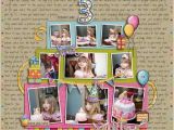 Scrapbook Ideas for Birthday Girl Scrapbook