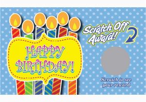 Scratch Off Birthday Card Happy Birthday Scratch Off Reward Cards 30pk top5227