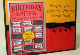 Scratch Off Birthday Card Ink N 39 Scrap Habits Birthday Lottery Ticket