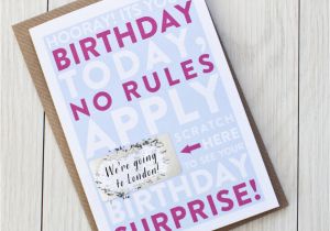 Scratch Off Birthday Card Scratch Off 39 Birthday Surprise 39 Card by Here 39 S to Us