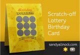 Scratch Off Birthday Card Scratch Off Lottery Birthday Card Sandy Allnock