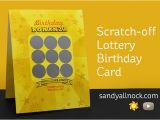 Scratch Off Birthday Card Scratch Off Lottery Birthday Card Sandy Allnock