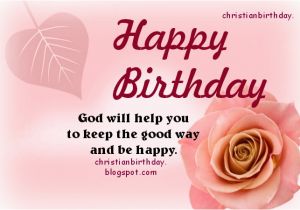 Scripture for Birthday Cards Happy Birthday God Will Be with You Christian Card