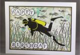 Scuba Diving Birthday Cards Lynne 39 S Crafty Little Blog Scuba Diving Card