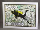 Scuba Diving Birthday Cards Lynne 39 S Crafty Little Blog Scuba Diving Card