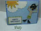 Scuba Diving Birthday Cards Pinkblingcrafter Scuba Diver Birthday Card