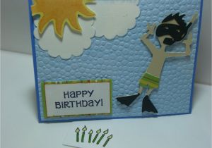 Scuba Diving Birthday Cards Pinkblingcrafter Scuba Diver Birthday Card