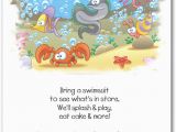 Sea Life Birthday Party Invitations Sea Life Party Invitations Under the Sea Birthday Party