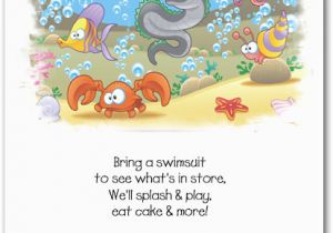 Sea Life Birthday Party Invitations Sea Life Party Invitations Under the Sea Birthday Party