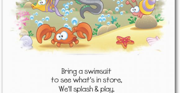 Sea Life Birthday Party Invitations Sea Life Party Invitations Under the Sea Birthday Party