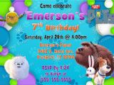 Secret Life Of Pets Birthday Party Invitations Secret Life Of Pets Birthday Invitations Kustom Kreations