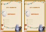 Secret Life Of Pets Birthday Party Invitations the Secret Life Of Pets Birthday Invitations Birthday