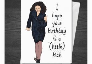 Seinfeld Birthday Card Happy Birthday Elaine Greeting Card Seinfeld Little by