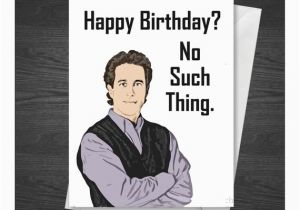 Seinfeld Birthday Card Happy Birthday Seinfeld Greeting Card Jerry Seinfeld