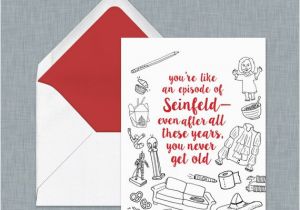 Seinfeld Birthday Card Seinfeld Birthday Card for the Ultimate Seinfeld Fan