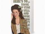 Seinfeld Birthday Card Seinfeld Card Elaine Benes Card Funny by Exgirlfriendscards