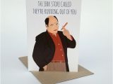 Seinfeld Birthday Card Seinfeld Greeting Card George Costanza the Jerk Store