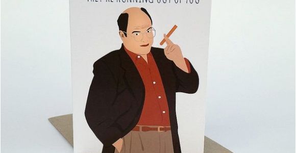 Seinfeld Birthday Card Seinfeld Greeting Card George Costanza the Jerk Store