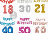 Self Inflating Happy Birthday Banner asda 16 Quot Happy Birthday 30 Quot Age Number Foil Balloons Self