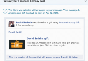 Send Birthday Card Via Facebook Send Amazon Birthday Gift Cards to Your Friends Family