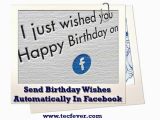 Send Birthday Cards Automatically How to Send Birthday Wishes Automatically Facebook