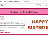 Send Birthday Cards by Mail Devintelle solution Odoo Experts How to Send