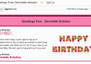 Send Birthday Cards by Mail Devintelle solution Odoo Experts How to Send