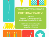 Send Birthday Invitations Online Colorful Childrens Party Free Birthday Invitation