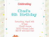 Send Birthday Invitations Online You are Invited Free Birthday Invitation Template