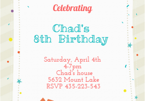 Send Birthday Invitations Online You are Invited Free Birthday Invitation Template