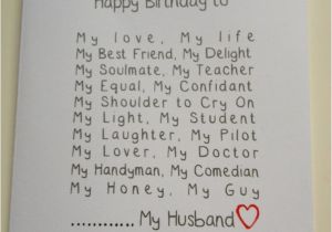 Sentimental 40th Birthday Gifts for Him Husband Birthday Card Diy Handmade Husband Birthday Card