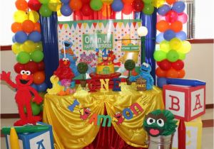 Sesame Street 1st Birthday Decorations Birthday Quot Elmo Sesame Street 1st Birthday Quot Catch My Party