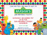 Sesame Street 1st Birthday Photo Invitations Sesame Street 1st Birthday Photo Invitations Lijicinu