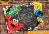 Sesame Street 2nd Birthday Invitations Elmo Invitation Elmo Birthday Invitation Sesame Street