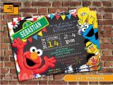 Sesame Street 2nd Birthday Invitations Elmo Invitation Elmo Birthday Invitation Sesame Street