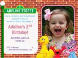 Sesame Street 2nd Birthday Invitations Sesame Street Birthday Party Ideas Games Food