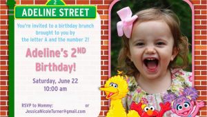 Sesame Street 2nd Birthday Invitations Sesame Street Birthday Party Ideas Games Food