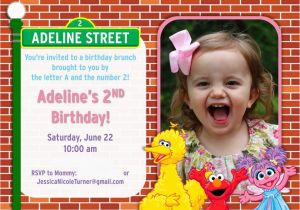 Sesame Street 2nd Birthday Invitations Sesame Street Birthday Party Ideas Games Food