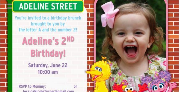 Sesame Street 2nd Birthday Invitations Sesame Street Birthday Party Ideas Games Food