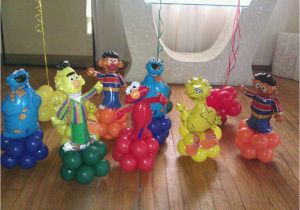 Sesame Street Birthday Decoration Ideas Sesame Street Balloon Decorations Party Favors Ideas