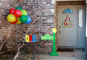 Sesame Street Birthday Decoration Ideas Sesame Street First Birthday Decorations