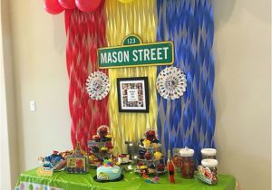 Sesame Street Birthday Decoration Ideas Sesame Street First Birthday Party Elmo Sesamestreet