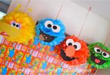 Sesame Street Birthday Decoration Ideas Sesame Street Inspired Party Poms