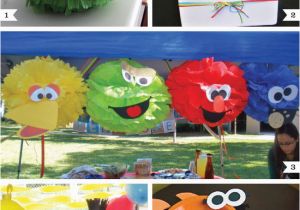 Sesame Street Birthday Decoration Ideas Sesame Street Party Decor Ideas Fun with Faces Chickabug