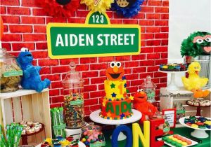 Sesame Street Birthday Decoration Ideas Sesame Street Stephanie 39 S 2nd Birthday Party Pinte