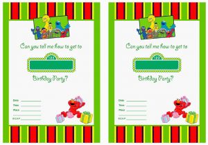 Sesame Street Birthday Invitation Templates Free Printable Sesame Street 1st Birthday Invitations