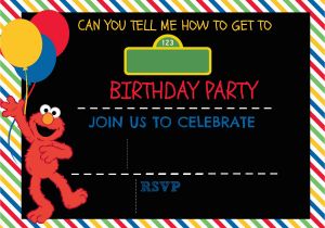 Sesame Street Birthday Invitation Templates How to Make A Sesame Street Digital Invitation Includes