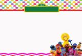 Sesame Street Birthday Invitation Templates Moms Kiddie Party Link Freebie Sesame Street Elmo and